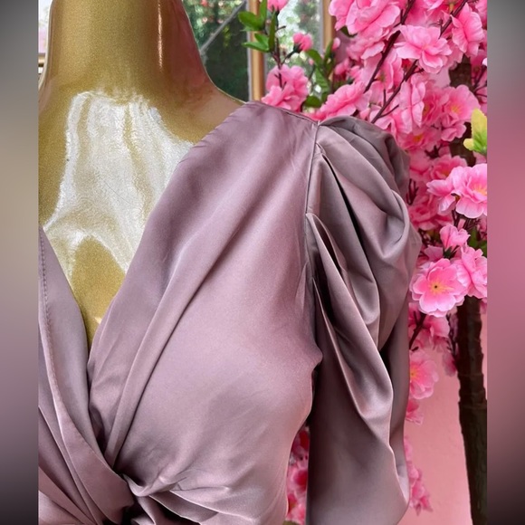 NWT  DO+BE SATIN MINI DRESS - Picture 2 of 5